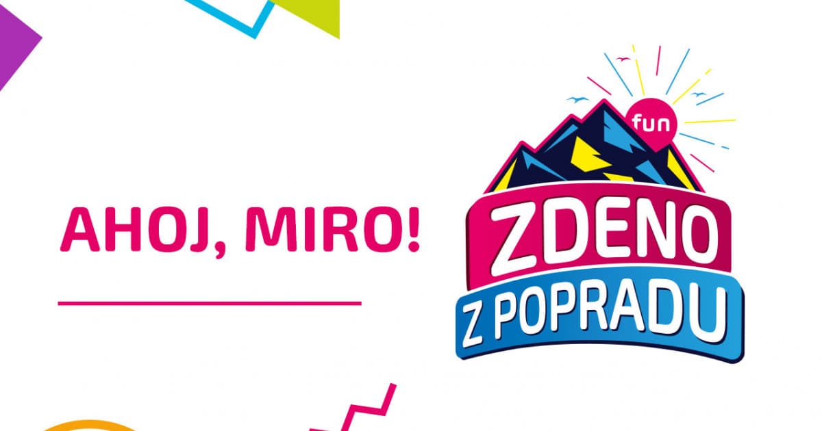 ZDENO Z POPRADU: "Ahoj, Miro!"
