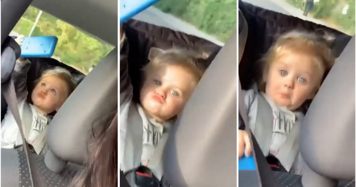 VIDEO: Nachytala svoju malú dcérku ako si robí selfie. Toto je hit internetu!
