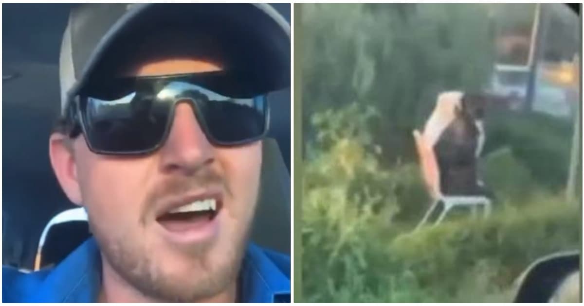 Austrálčan zazrel na dvore dvoch psov. Keď uvidel, čo robia, začal sa smiať a rýchle natáčať