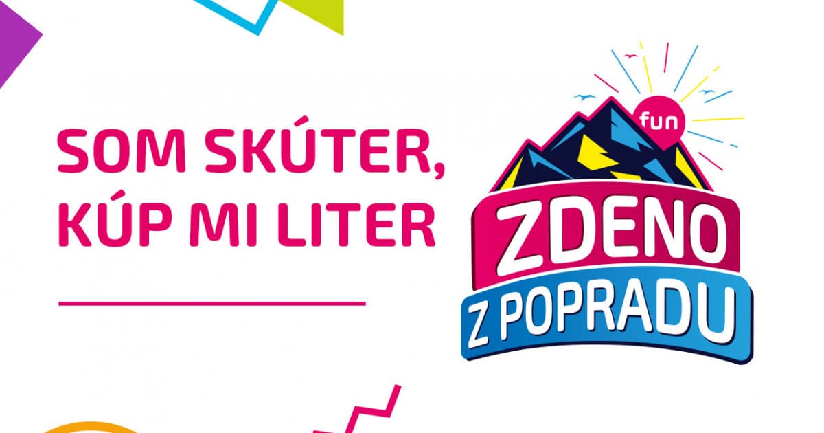 ZDENO Z POPRADU: "Som skúter, kúp mi liter, šula mula mula juniper"