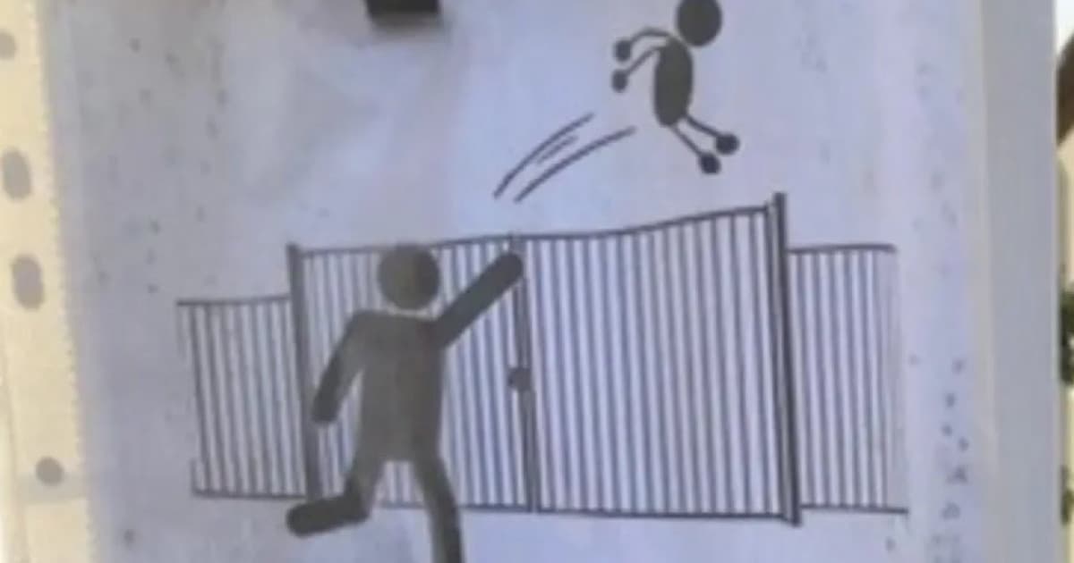 Vo francúzskej škole vyvesili tento odkaz: „Nehádžte svoje deti cez plot!“