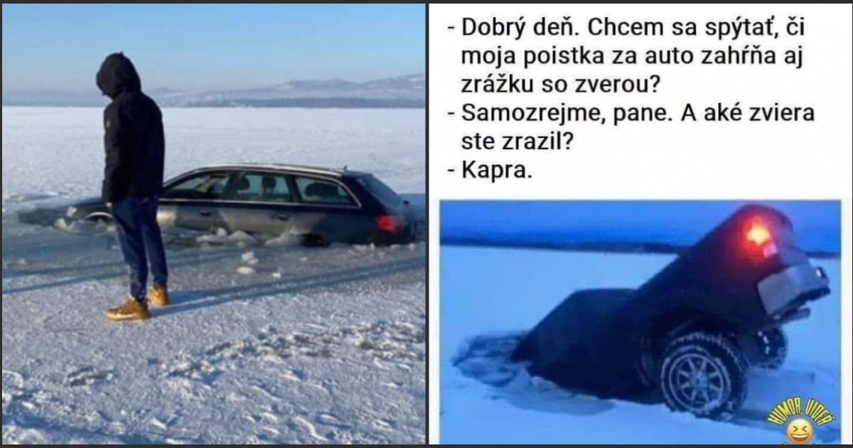 Chceli machrovať a driftovať po zamrznutej Oravskej priehrade, no ich auto sa prepadlo pod hladinu