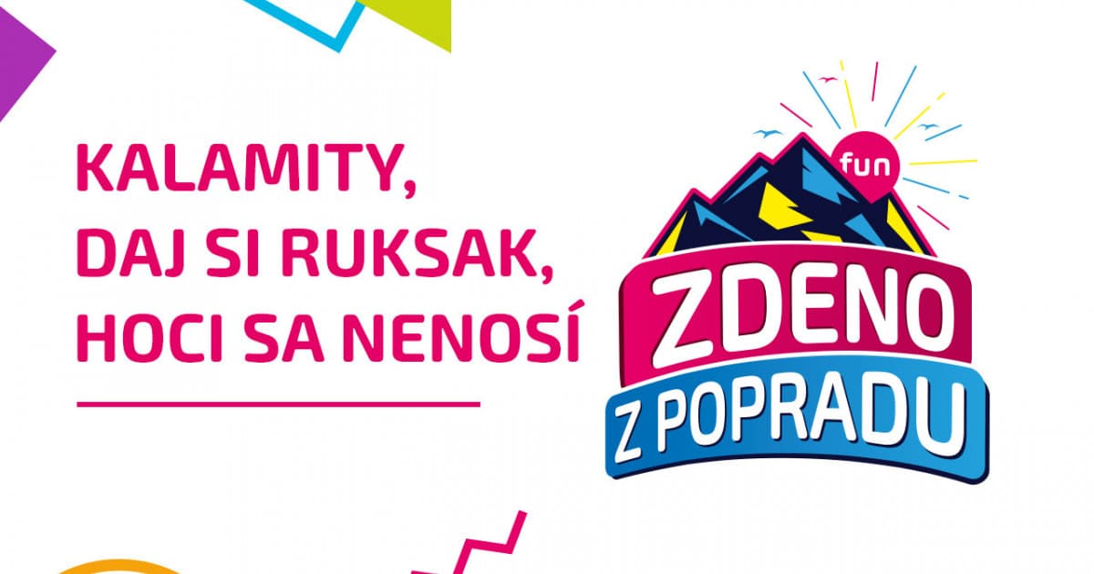 ZDENO Z POPRADU: "Kalamity, daj si ruksak, hoci sa nenosí"