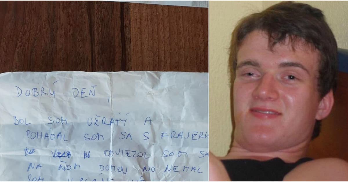 Myslel si, že mu ukradli bicykel. Na ďalší deň ho našiel umytý a s bizarným odkazom