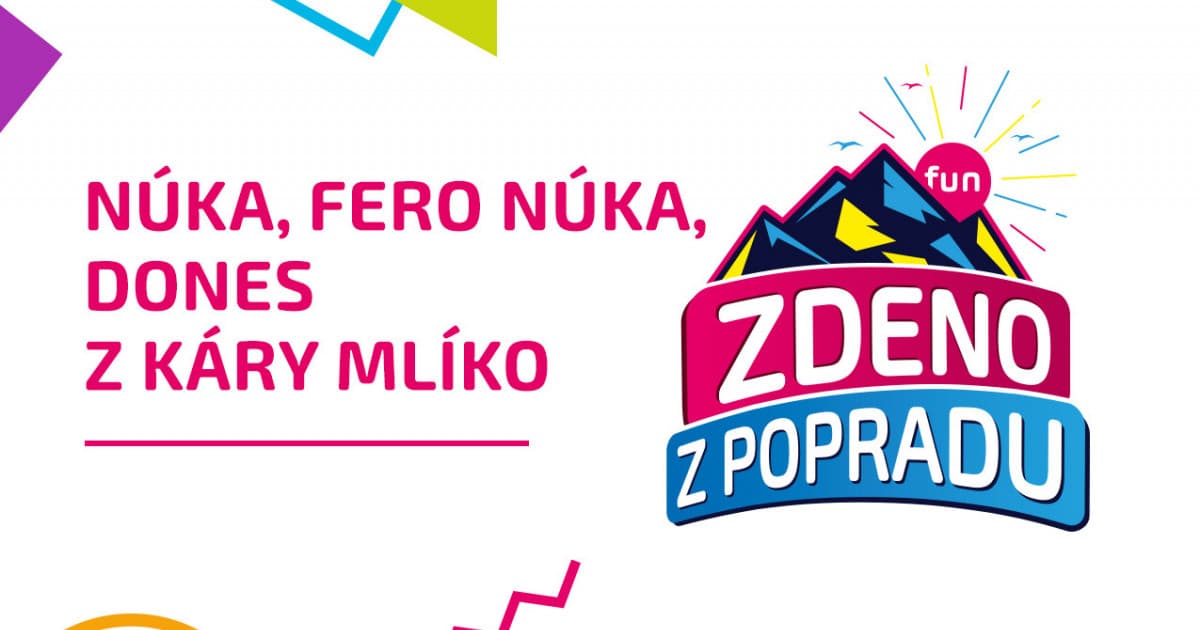 ZDENO Z POPRADU: "Núka, Fero núka, dones z káry mlíko"