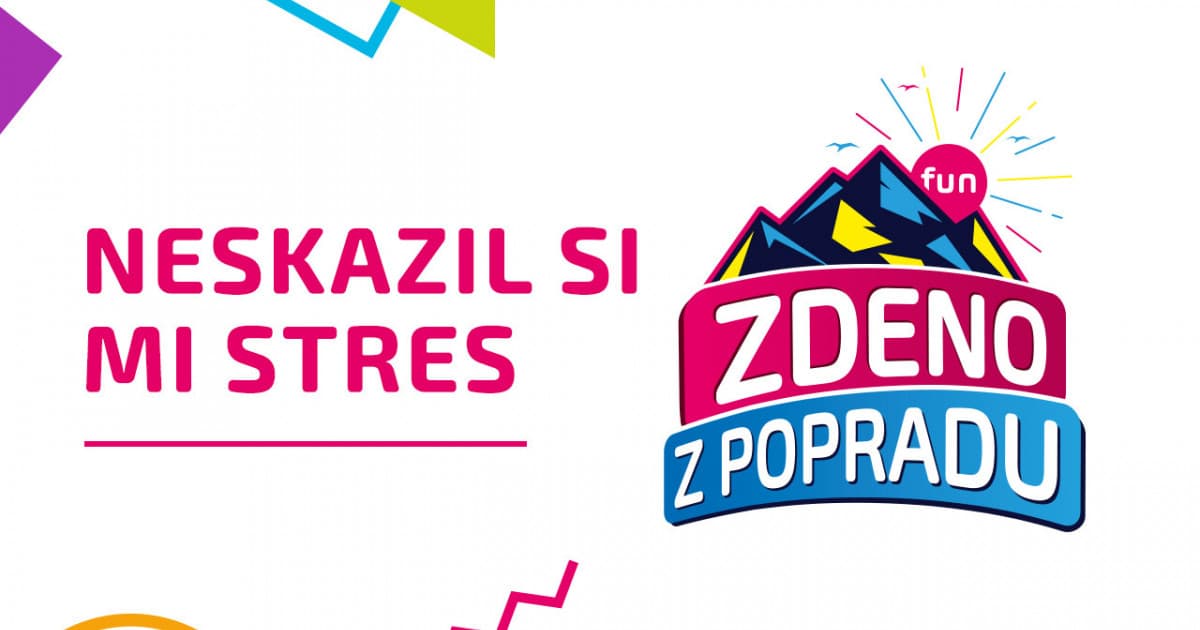 ZDENO Z POPRADU: "Neskazil si mi stres"