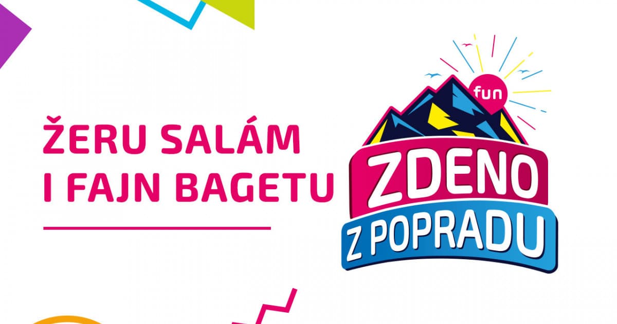 ZDENO Z POPRADU: "Žeru salám i fajn bagetu"