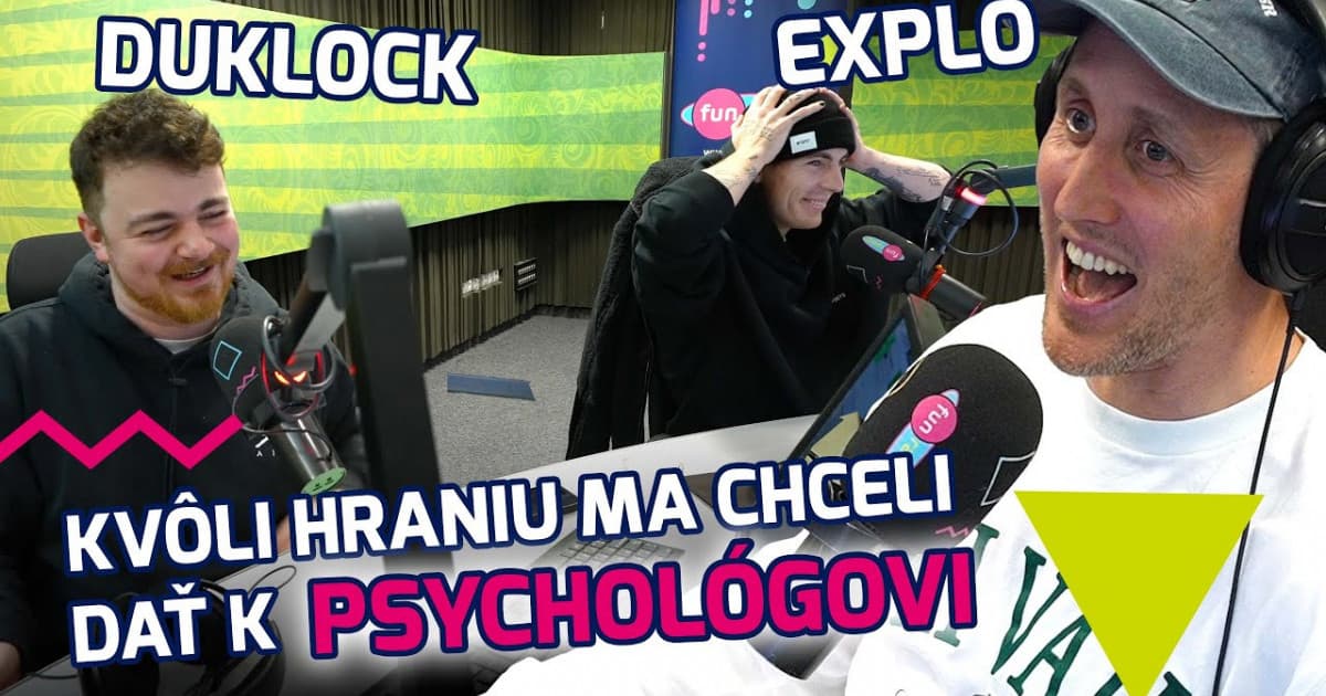 Boli by youtuberi Duklock a Explo dobrí moderátori? Vypočuj si špeciálnu Sajfa šou!