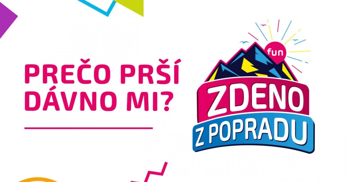 ZDENO Z POPRADU: "Prečo prší dávno mi?"