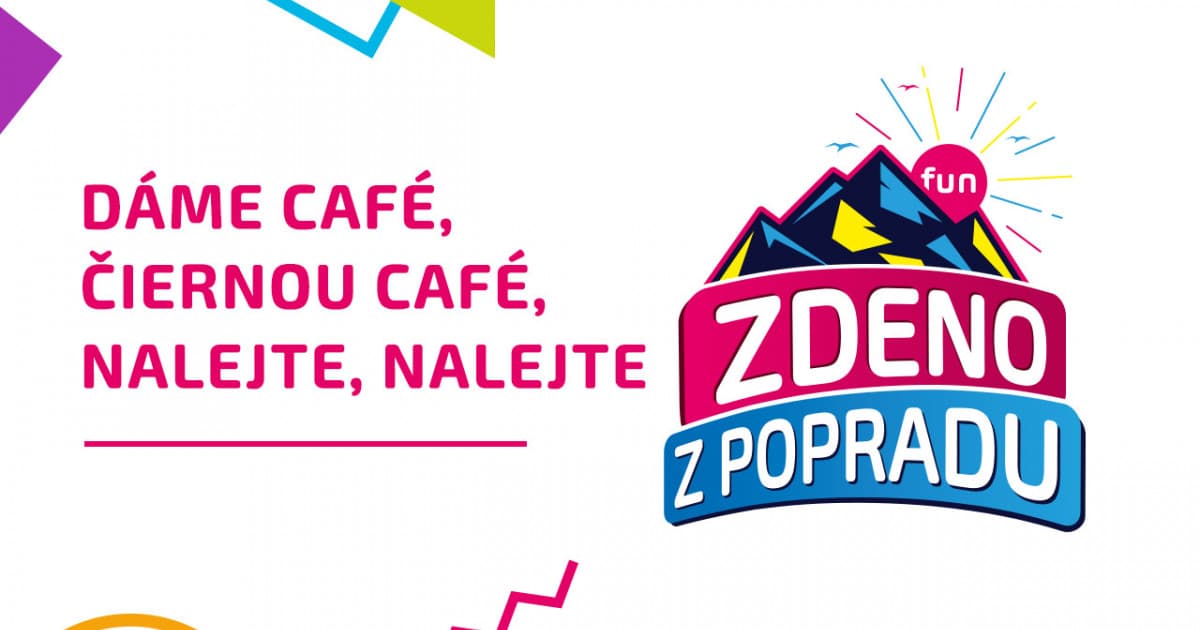 ZDENO Z POPRADU: "Dáme café, čiernou café, nalejte, nalejte"