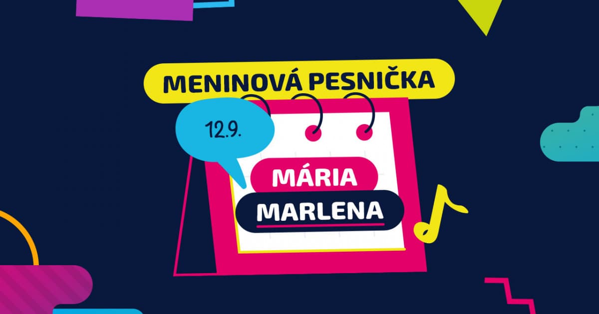 Meninová pesnička: MÁRIA