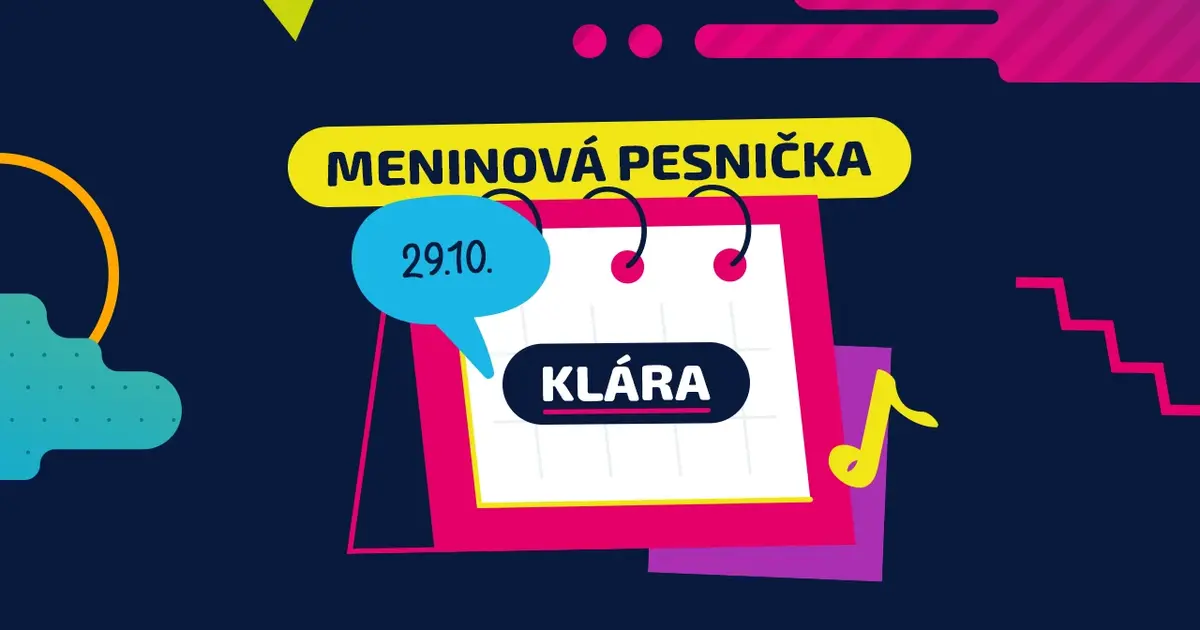 Meninová pesnička: KLÁRA a KIARA