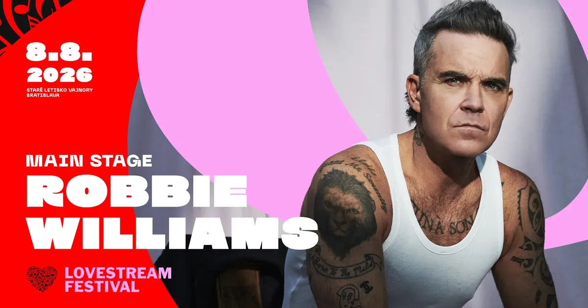 Robbie Williams ovládne futbalový svet!